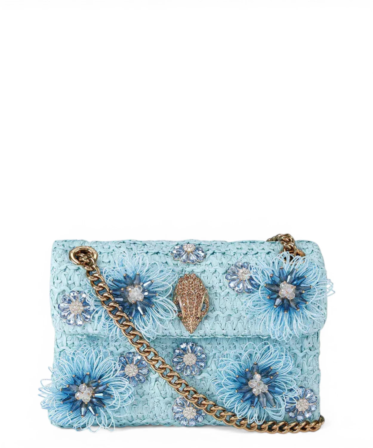 Borsa Mini Raffia Kensington di Kurt Geiger London