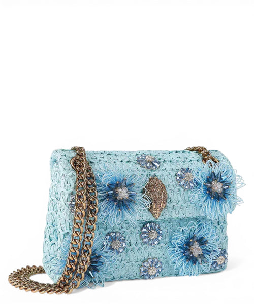 Borsa Mini Raffia Kensington di Kurt Geiger London