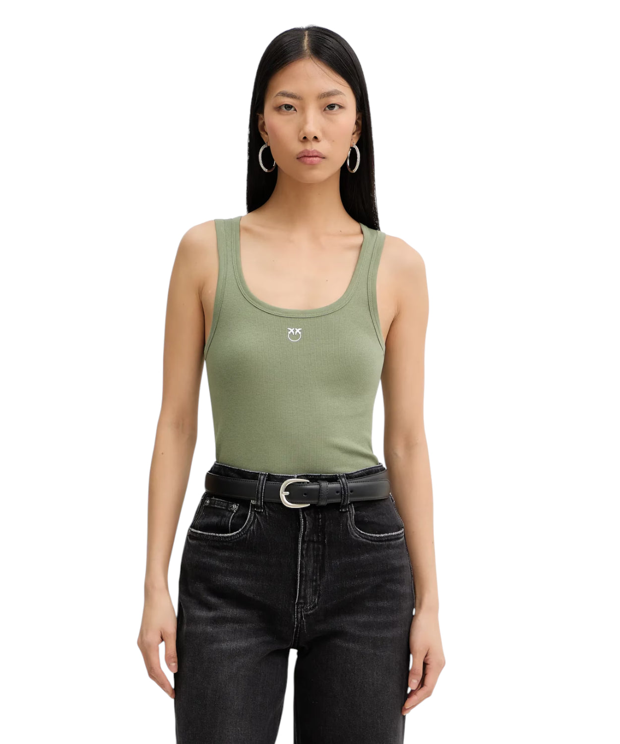 Canotta Calcolatore in Cotone Stretch