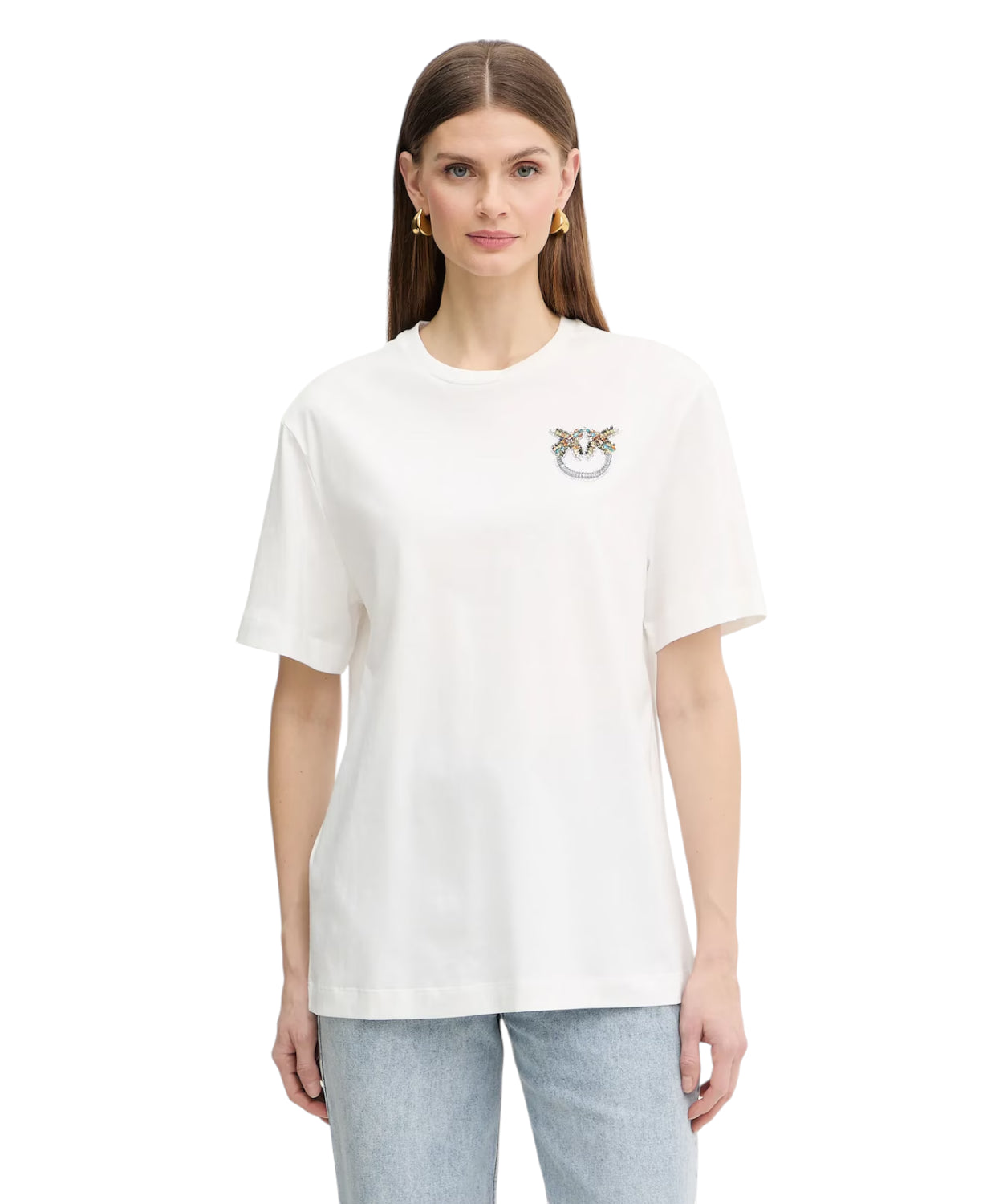 Pinko T-shirt Donna Cotone Strepitoso