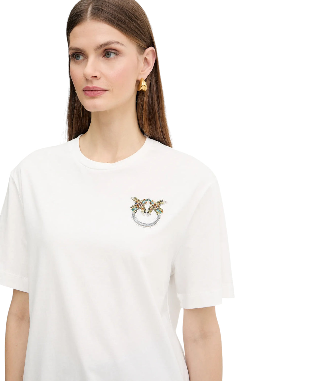 Pinko T-shirt Donna Cotone Strepitoso