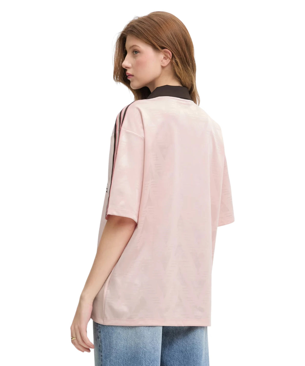 T-shirt oversize femme adidas Originals rose