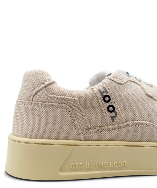 Sneakers effet lin beige Ho’op Start Lino