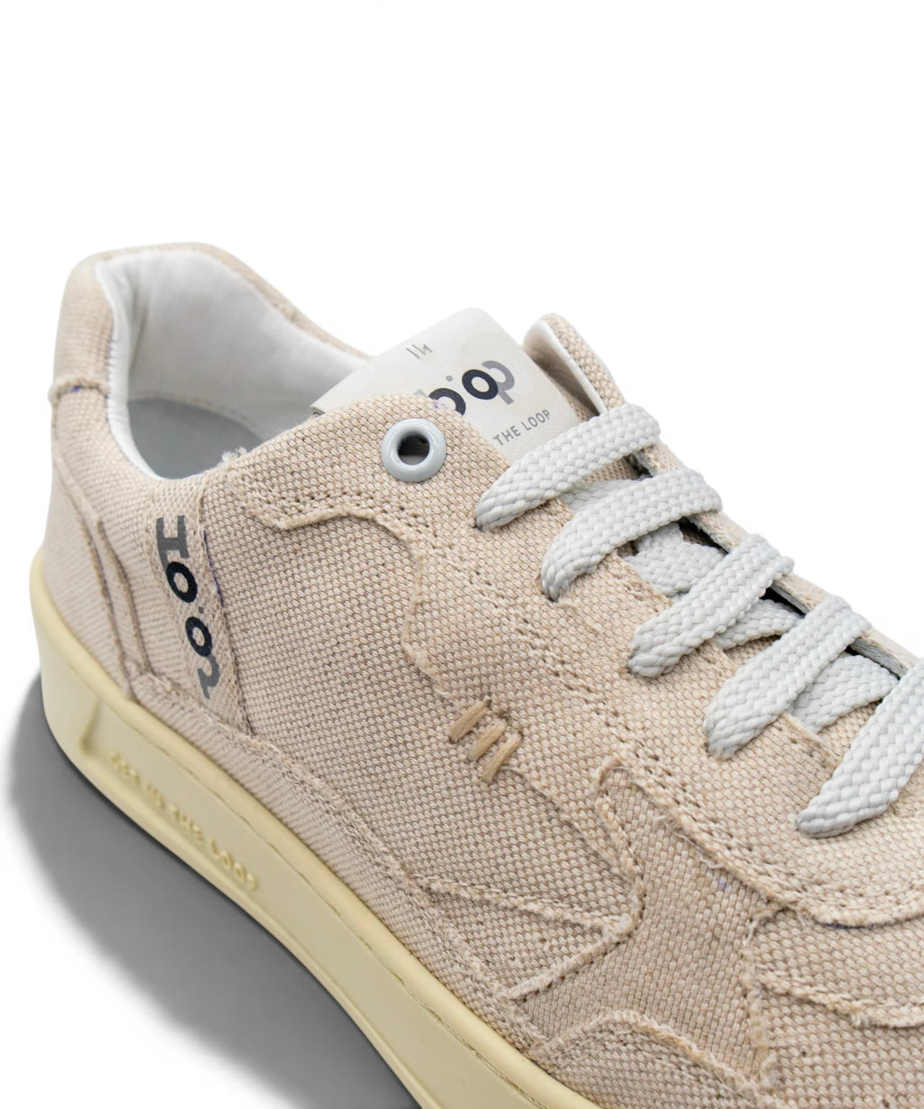 Sneakers effet lin beige Ho’op Start Lino