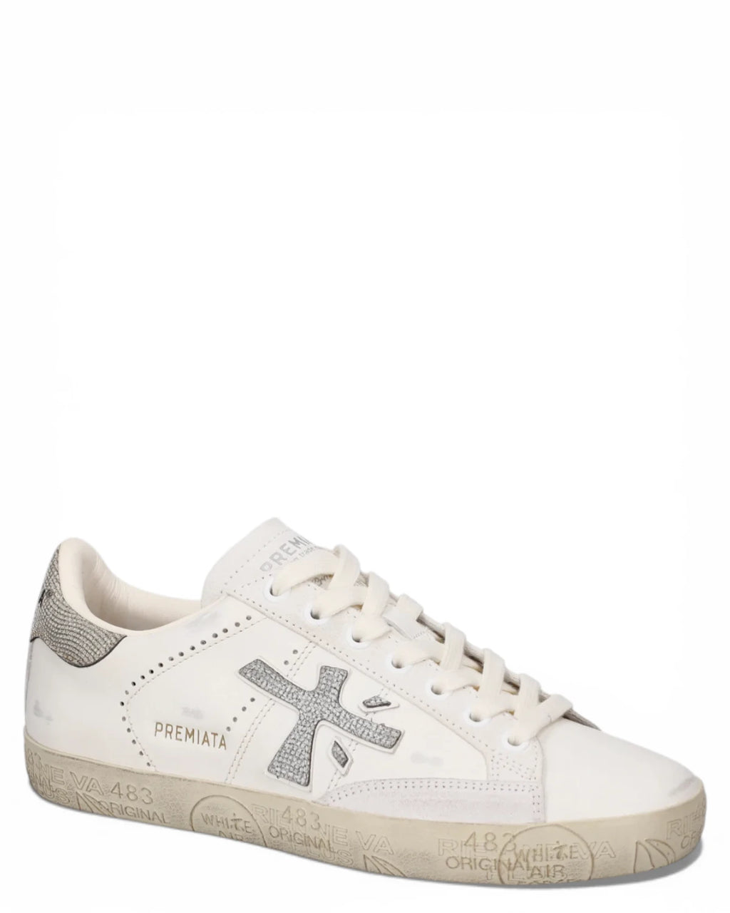 Baskets en cuir femme Premiata Steven 8127