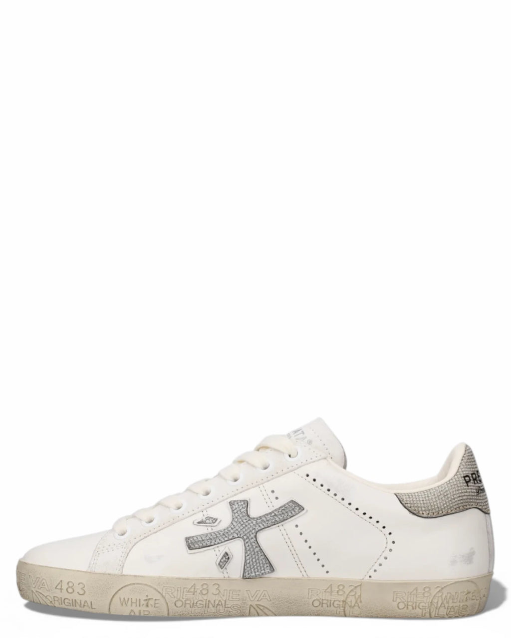 Baskets en cuir femme Premiata Steven 8127