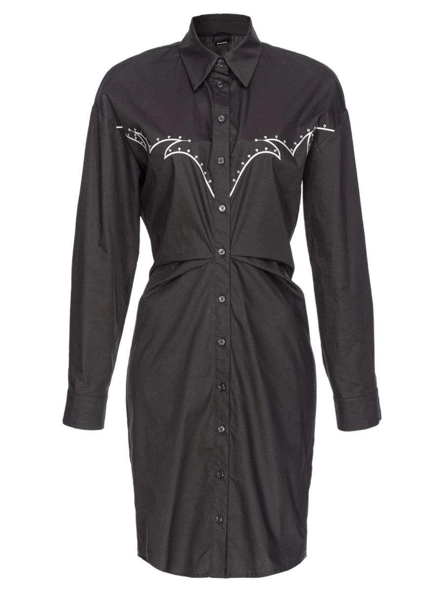 Abito Actors in popeline-Pinko-Abiti-Vittorio Citro Boutique