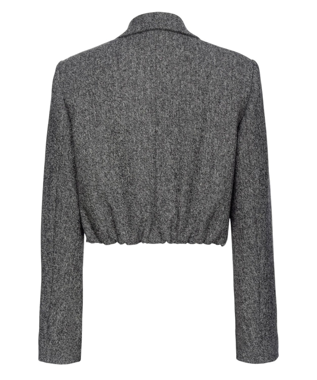 Giacca Vivona in Tweed con Dettagli in Metallo-Pinko-Giacche-Vittorio Citro Boutique