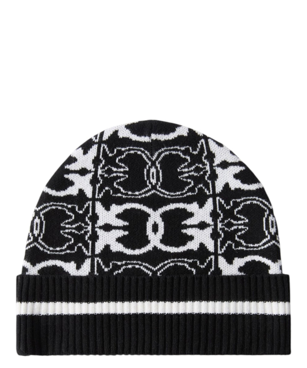 Berretto Pinko in Lana con Logo Jacquard