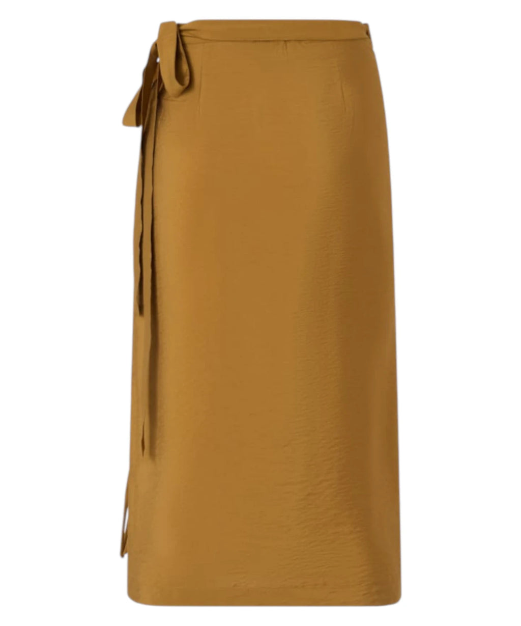 Jupe portefeuille Pinko Bacedasco avec franges