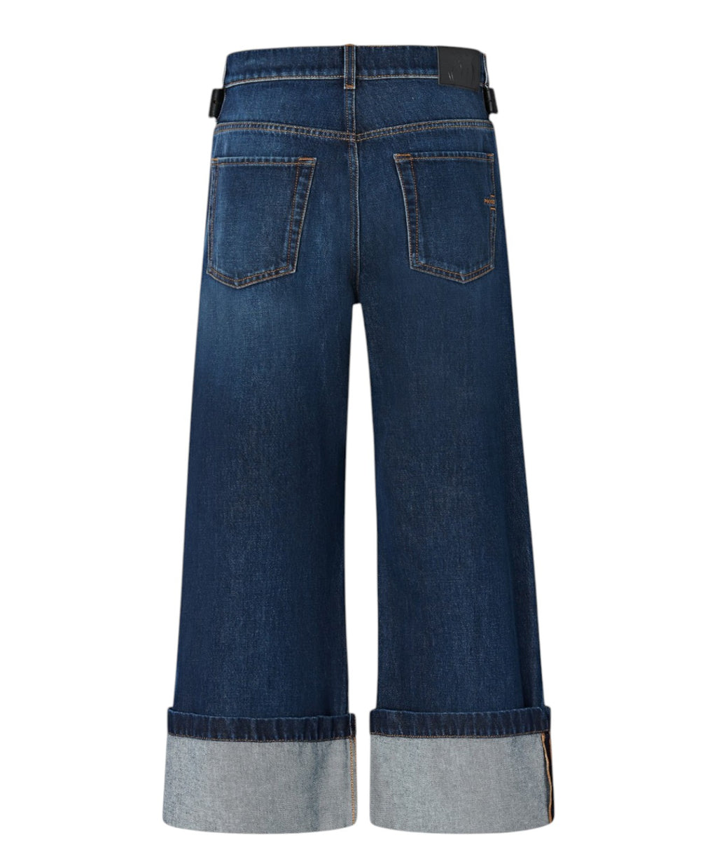 Jeans Pinko Cyntia Donna con Cintura e Risvolto