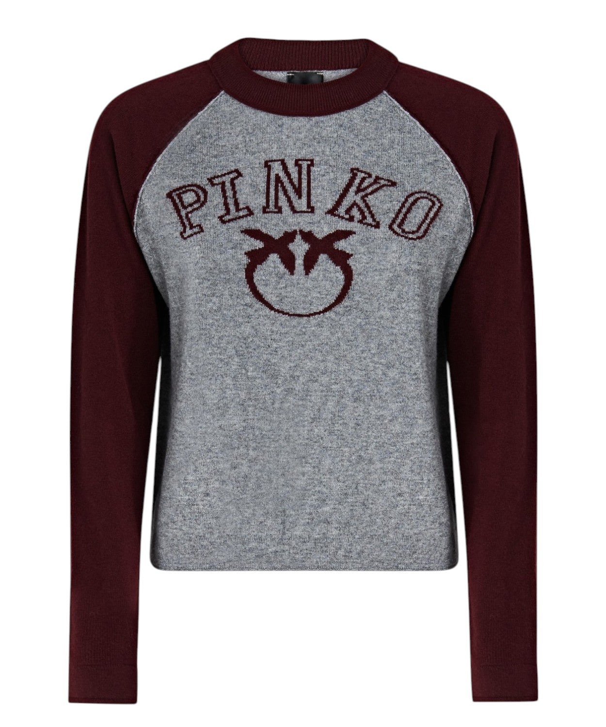 Maglione Pinko Amsterdam Bicolore con Logo