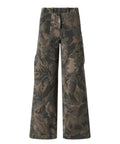 Pantaloni Pinko Haiku Camouflage Gamba Ampia