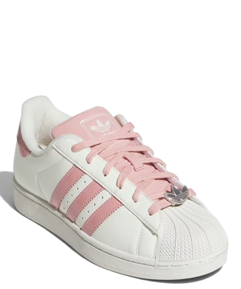 Baskets adidas Superstar II en cuir avec trèfle