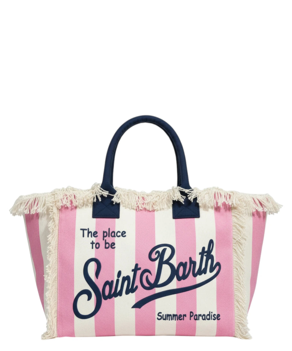 Sac Vanity MC2 Saint Barth en toile rayée