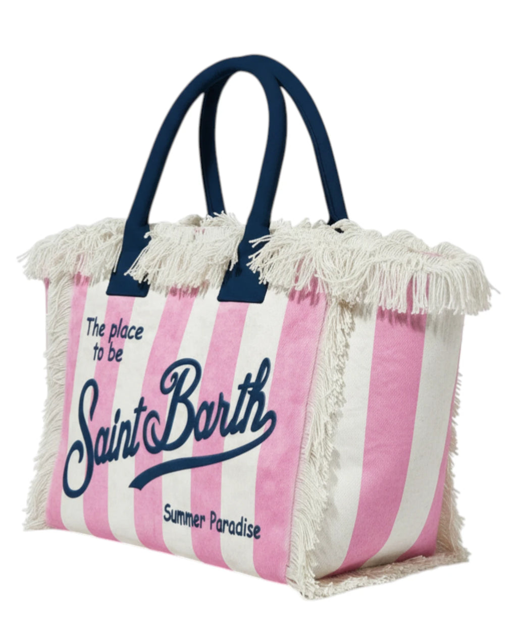 Sac Vanity MC2 Saint Barth en toile rayée