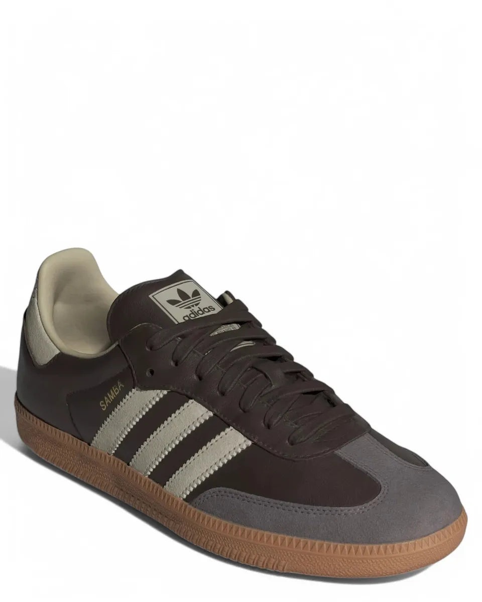 Sneakers Samba OG Brown / Putty Grey-Adidas Originals-Sneakers-Vittorio Citro Boutique