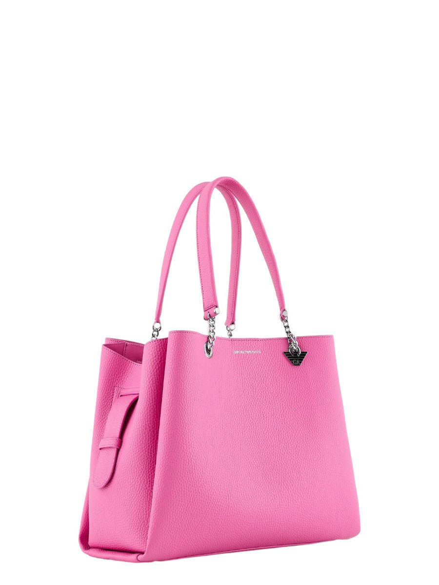 Shopper Effetto Palmellato con Charm Aquila: Versatile e Stilosa-Borse a mano-Emporio Armani-Vittorio Citro Boutique