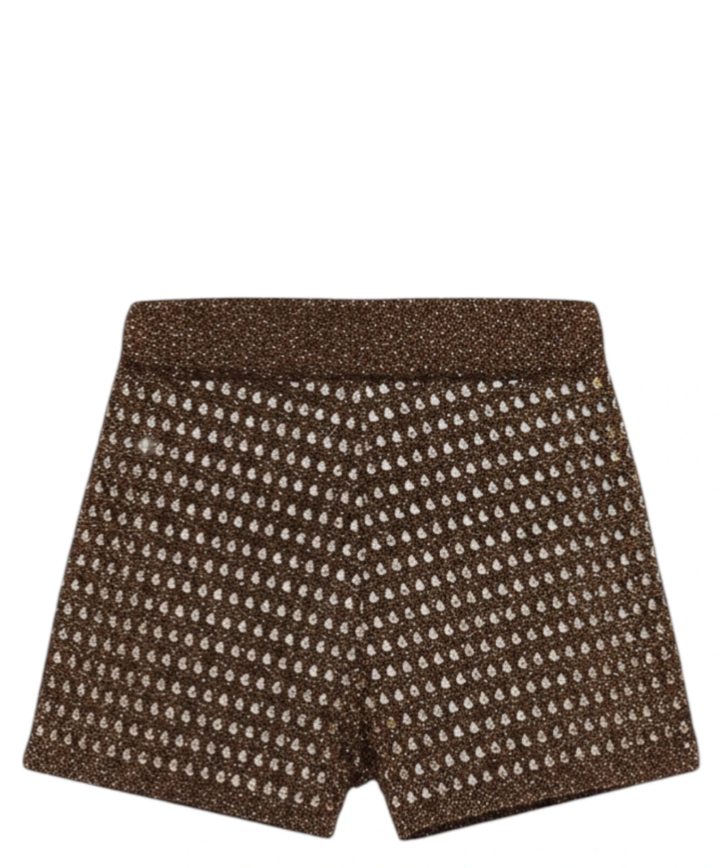 Knitted Shorts Donna MC2 Saint Barth in Lurex