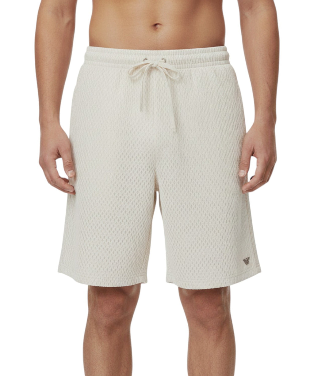 Bermuda homme en jersey gaufré