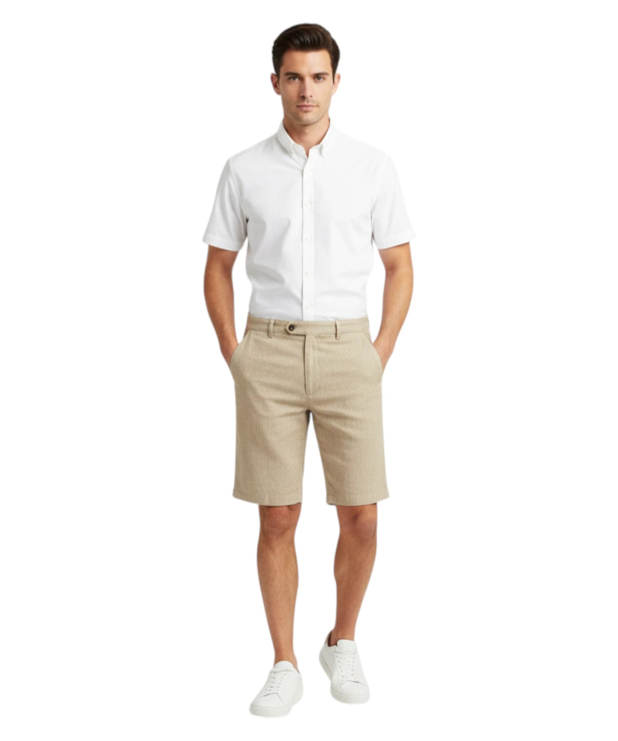 Bermuda homme MC2 Saint Barth en lin