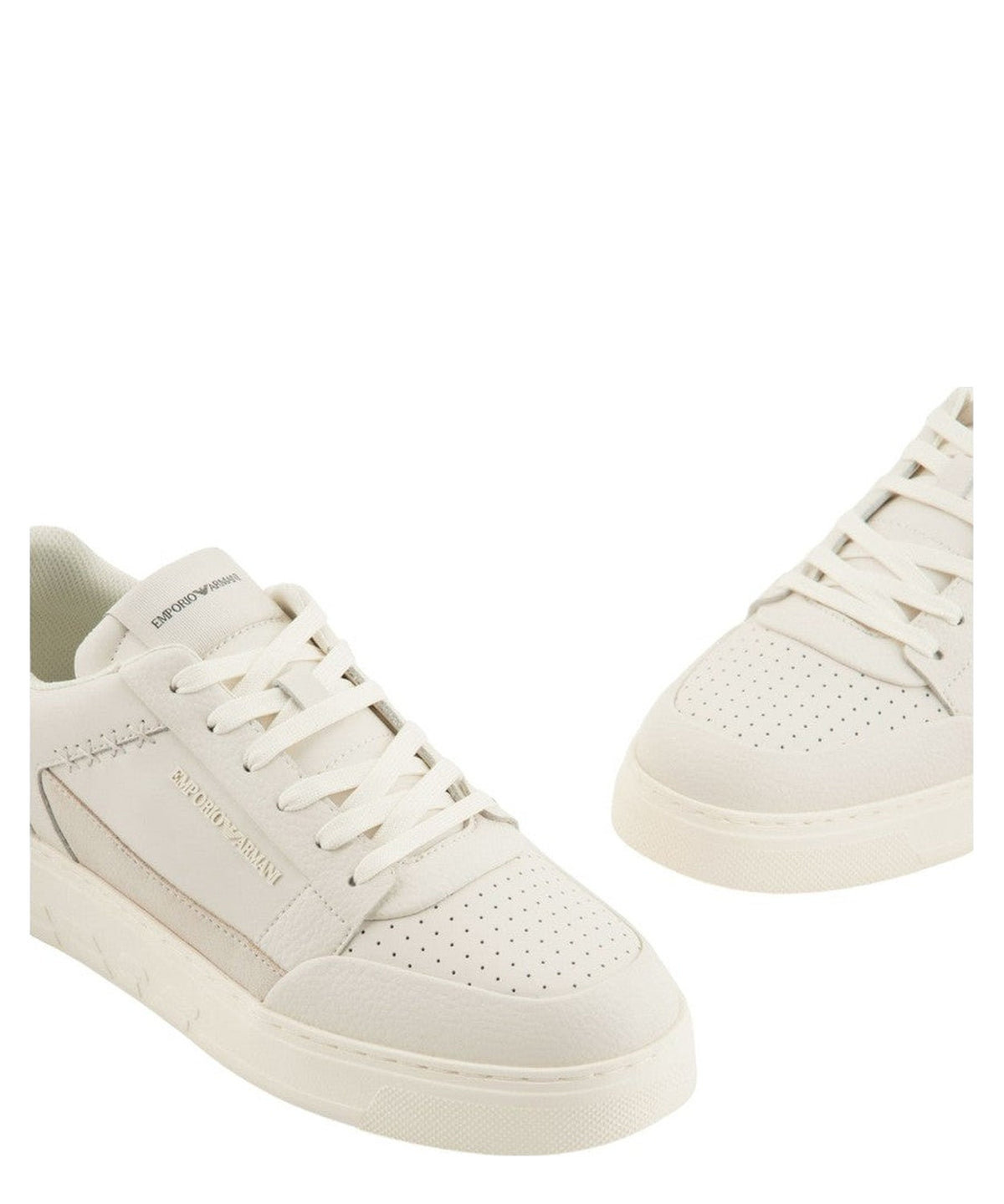Sneakers con dettaglio cucitura in pelle rigenerata ASV-Emporio Armani-Sneakers-Vittorio Citro Boutique