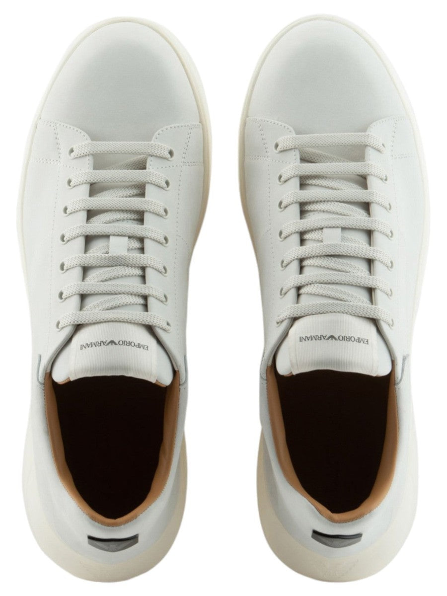 Sneakers in nabuk con suola zigrinata-Emporio Armani-Sneakers-Vittorio Citro Boutique