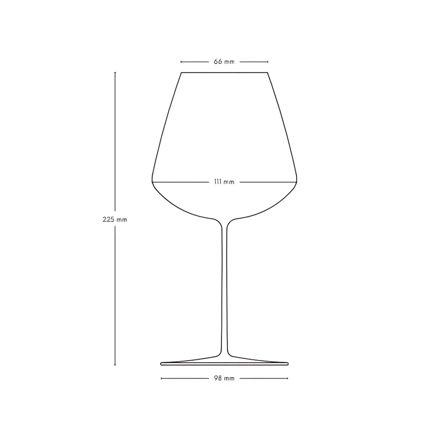 Calice da vino rosso Stem Zero Elegant medio