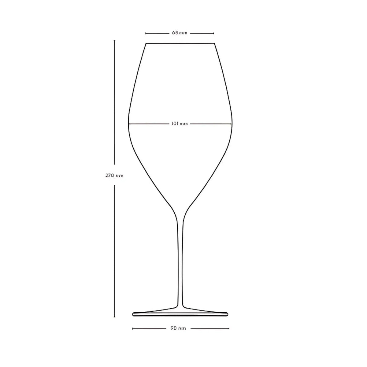 Calice da vino rosso Stem Zero Grace