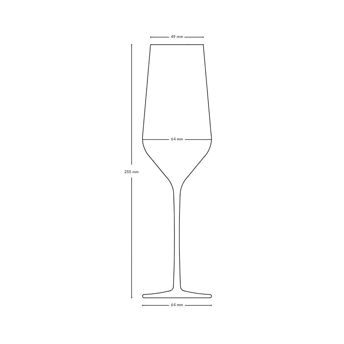 Calice da champagne Stem Zero Trio