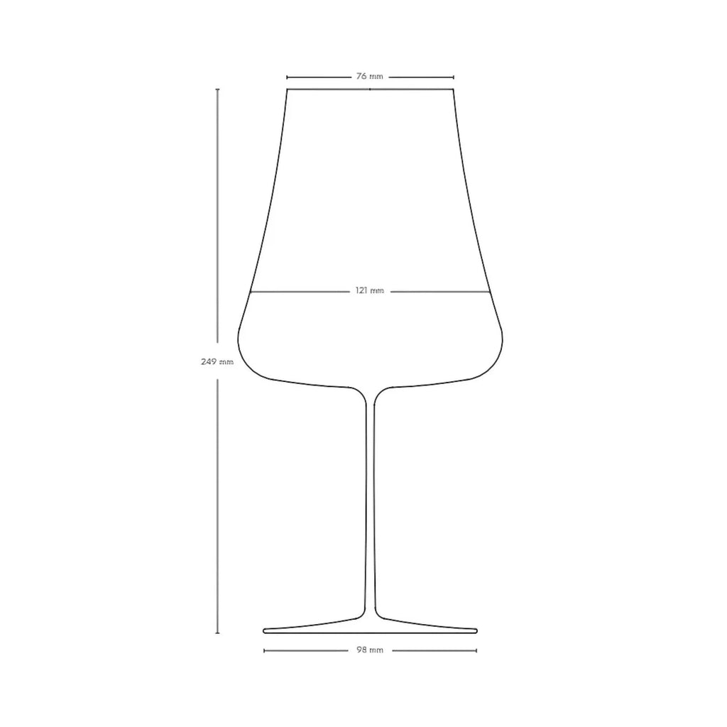 Calice da vino rosso Stem Zero Volcano