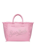 MC2 Saint Barth Vanity Bag en toile avec logo strass