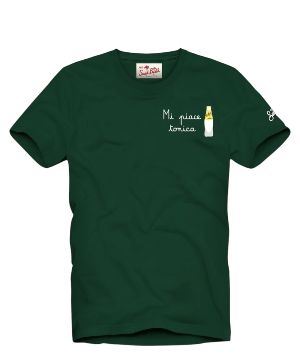 T-shirt homme Portofino avec broderie Tonica MC2 Saint Barth