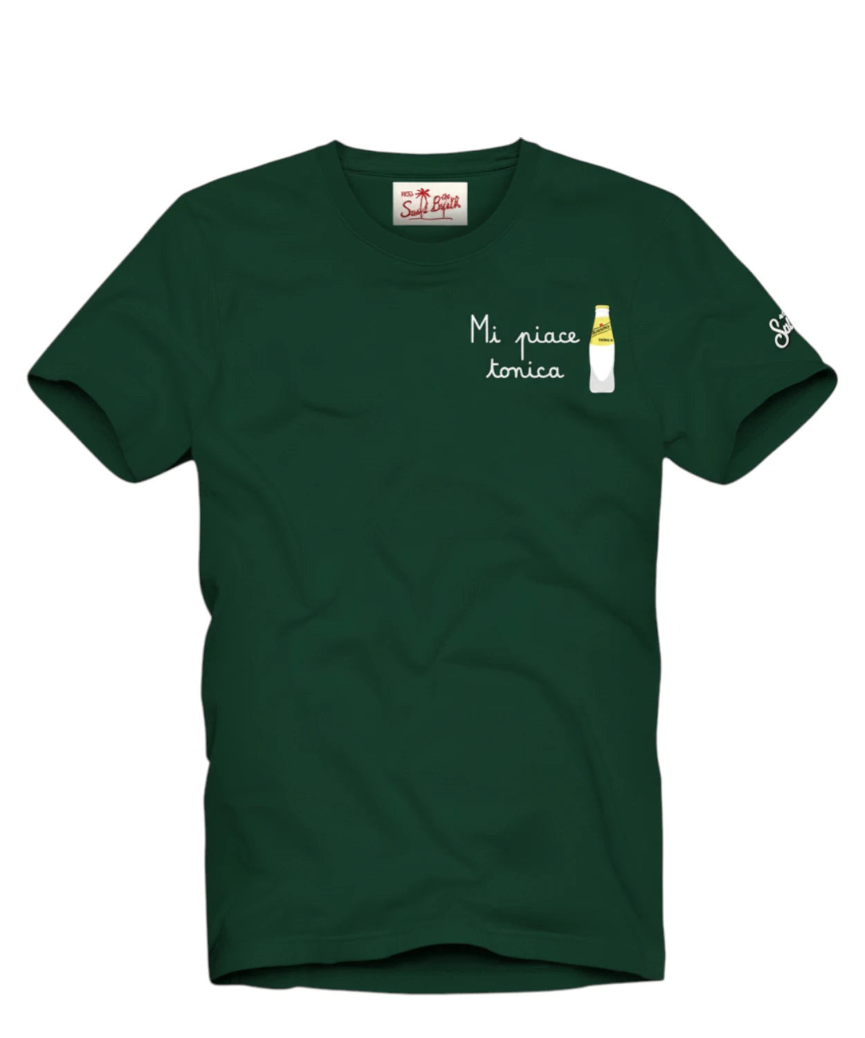 T-Shirt Uomo Portofino con Ricamo Tonica MC2 Saint Barth