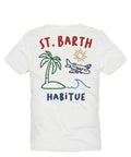 T-shirt uomo Portland MC2 Saint Barth con stampa