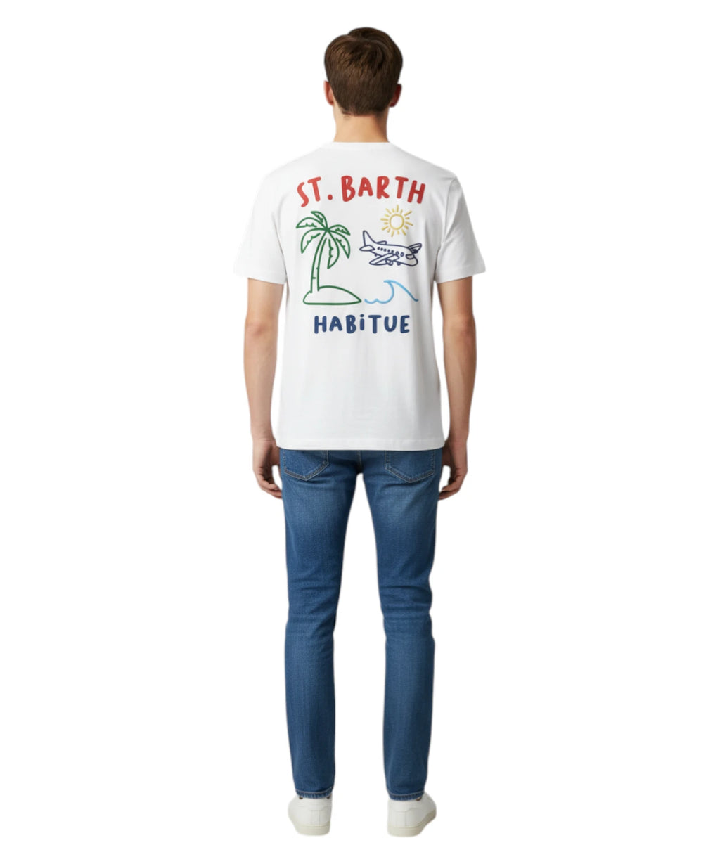 T-shirt homme Portland MC2 Saint Barth avec impression