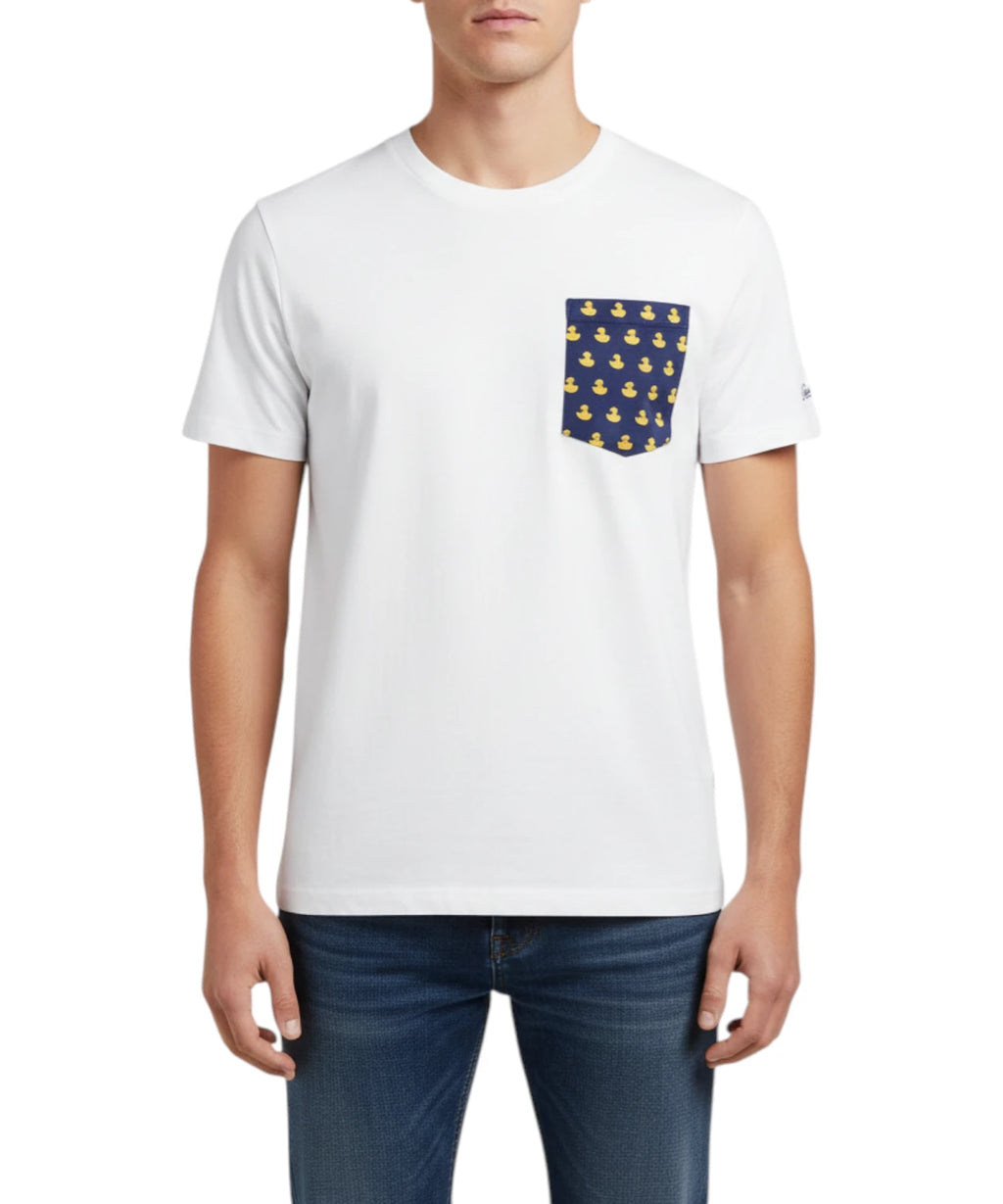 T-Shirt Uomo MC2 Saint Barth con Taschino