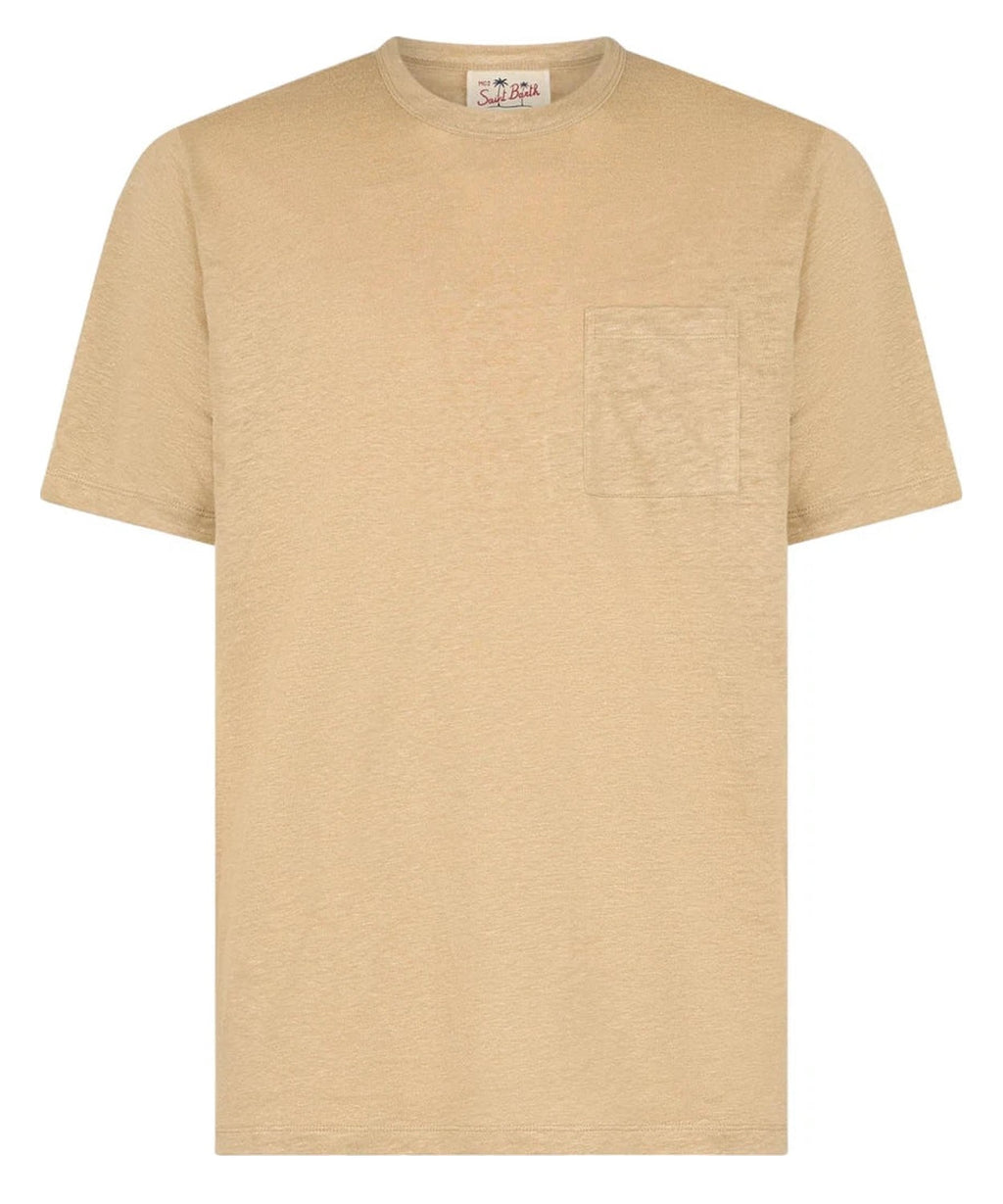 T-shirt Ecstasea in Lino con Taschino-Mc2 Saint Barth-T-shirt-Vittorio Citro Boutique