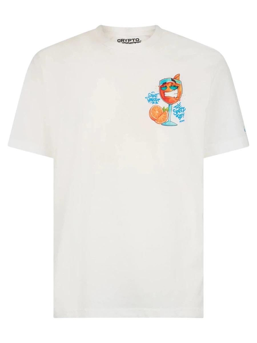 T-shirt Cryptopuppets Spritz Edizione Speciale-Mc2 Saint Barth-T-shirt-Vittorio Citro Boutique