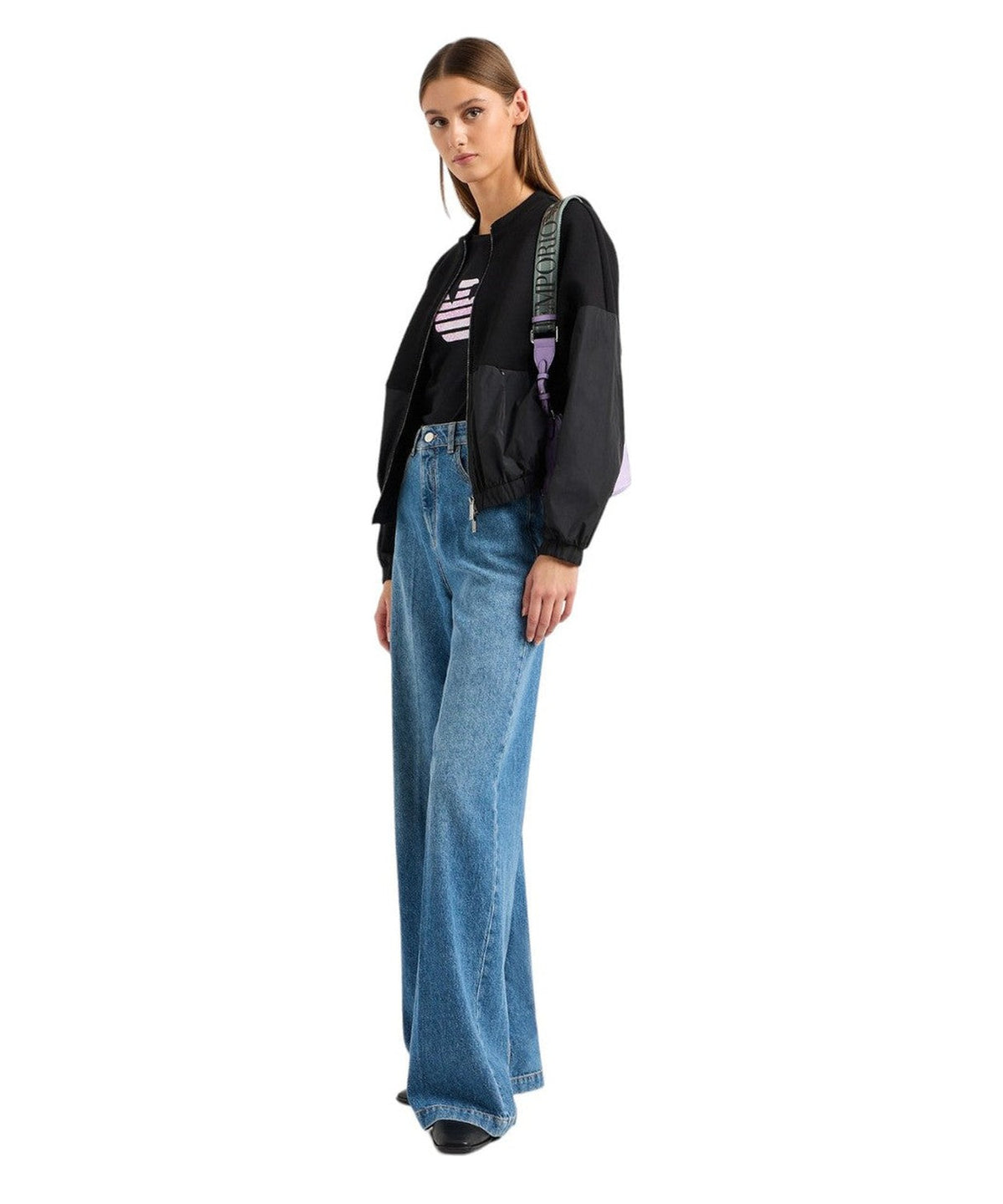 T-shirt ASV in Jersey Organico con Maxi Stampa Aquila-T-shirt-Emporio Armani-Vittorio Citro Boutique