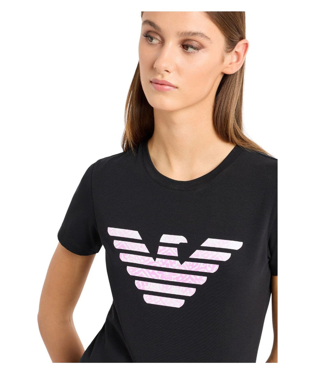 T-shirt ASV in Jersey Organico con Maxi Stampa Aquila-T-shirt-Emporio Armani-Vittorio Citro Boutique