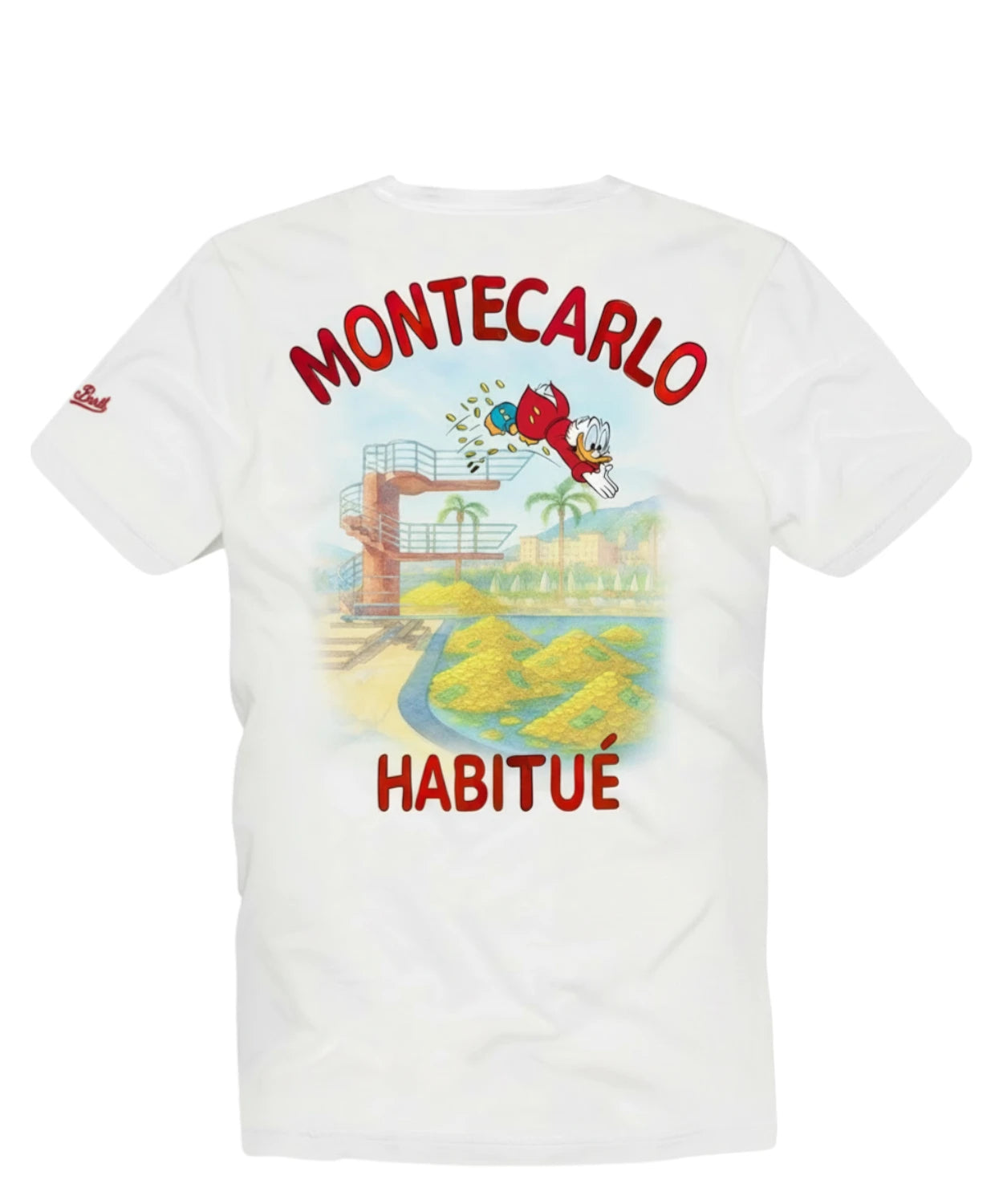 T-shirt Portland uomo MC2 Saint Barth con stampa