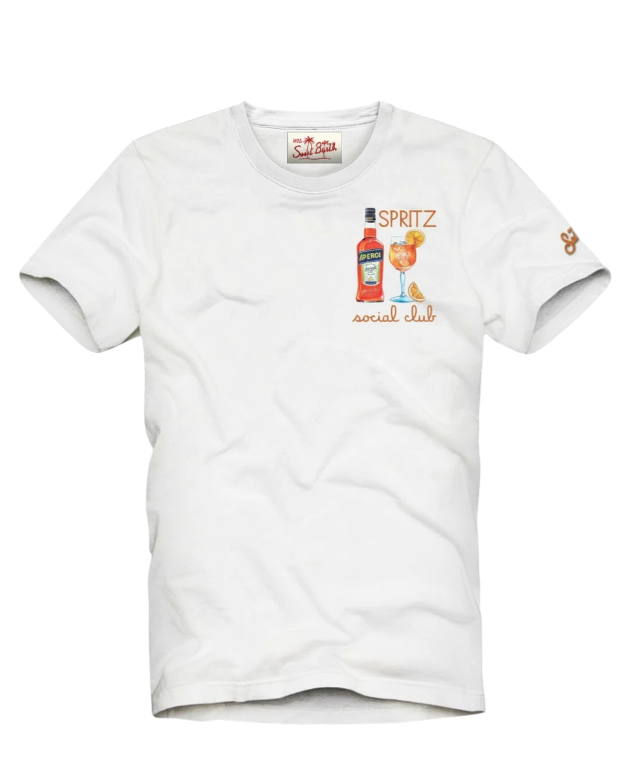 T-Shirt Uomo Portofino con Ricamo | MC2 Saint Barth