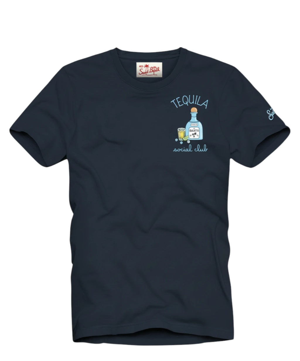 T-shirt homme Portofino avec broderie Tequila MC2 Saint Barth