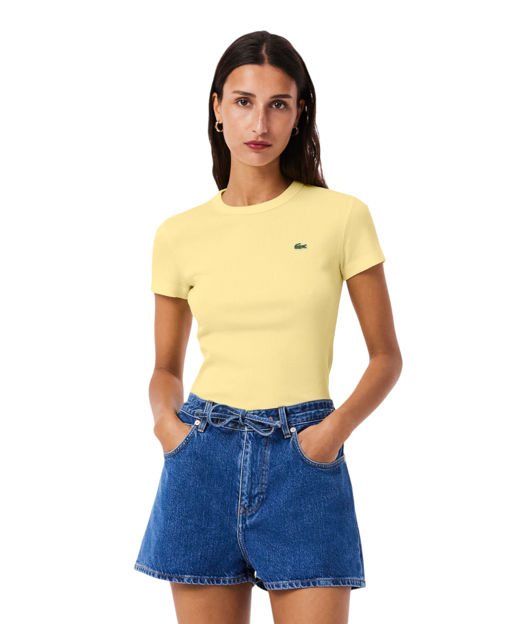 T-shirt Lacoste en coton biologique coupe slim