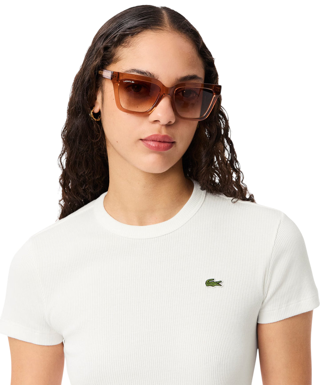 T-shirt Lacoste en coton biologique coupe slim