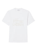 T-shirt en coton biologique Lacoste avec crocodile brodé