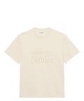 T-shirt en coton biologique Lacoste avec crocodile brodé