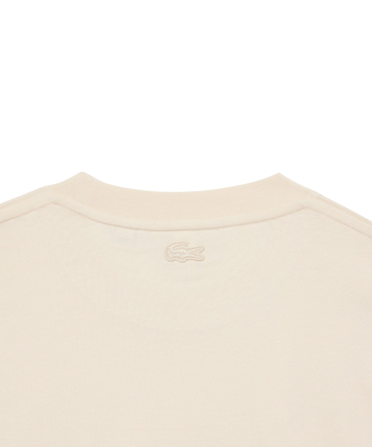 T-shirt en coton biologique Lacoste avec crocodile brodé