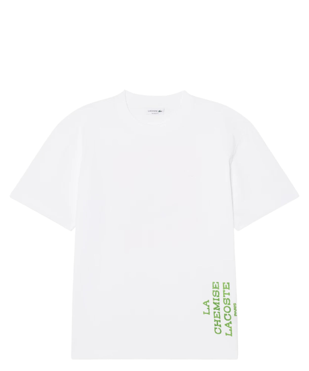 T-shirt Lacoste coupe décontractée en coton avec imprimé tennis
